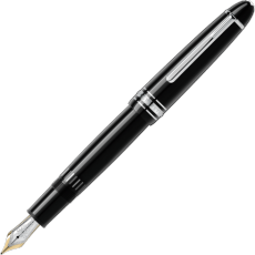 MONTBLANC. Penna stilografica Meisterstuck Le Grand finiture platino