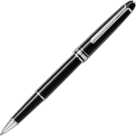 MONTBLANC. Penna roller Meisterstuck classique finiture platino