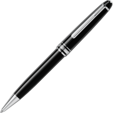 MONTBLANC. Penna a sfera Meisterstuck classique finiture platino