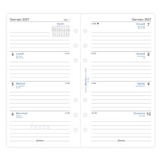 FILOFAX. Diario f.to personal 1 settimana su due pagine italiano  2026