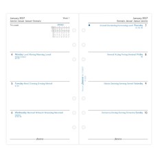 FILOFAX. Diario f.to pocket 1 settimana su 2 pagine multilingua  2026
