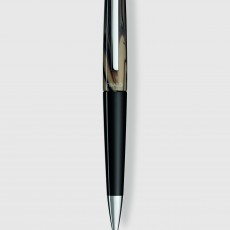 TIBALDI. Penna sfera Infrangibile in resina grigio velluto