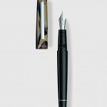 TIBALDI. Penna stilografica Infrangibile in resina grigio velluto