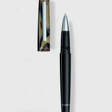 TIBALDI. Penna roller Infrangibile in resina grigio velluto