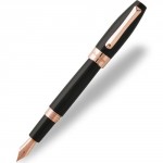 MONTEGRAPPA: Penna stilo Fortuna nera finit. placc. oro rosa