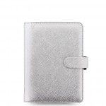 Organizer Personal SAFFIANO METALLIC argento edizione speciale