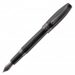 MONTEGRAPPA. Penna stilo Fortuna nero finit. placcato rutenio 