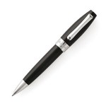 MONTEGRAPPA. Penna sfera Fortuna nera finit. placcate palladio